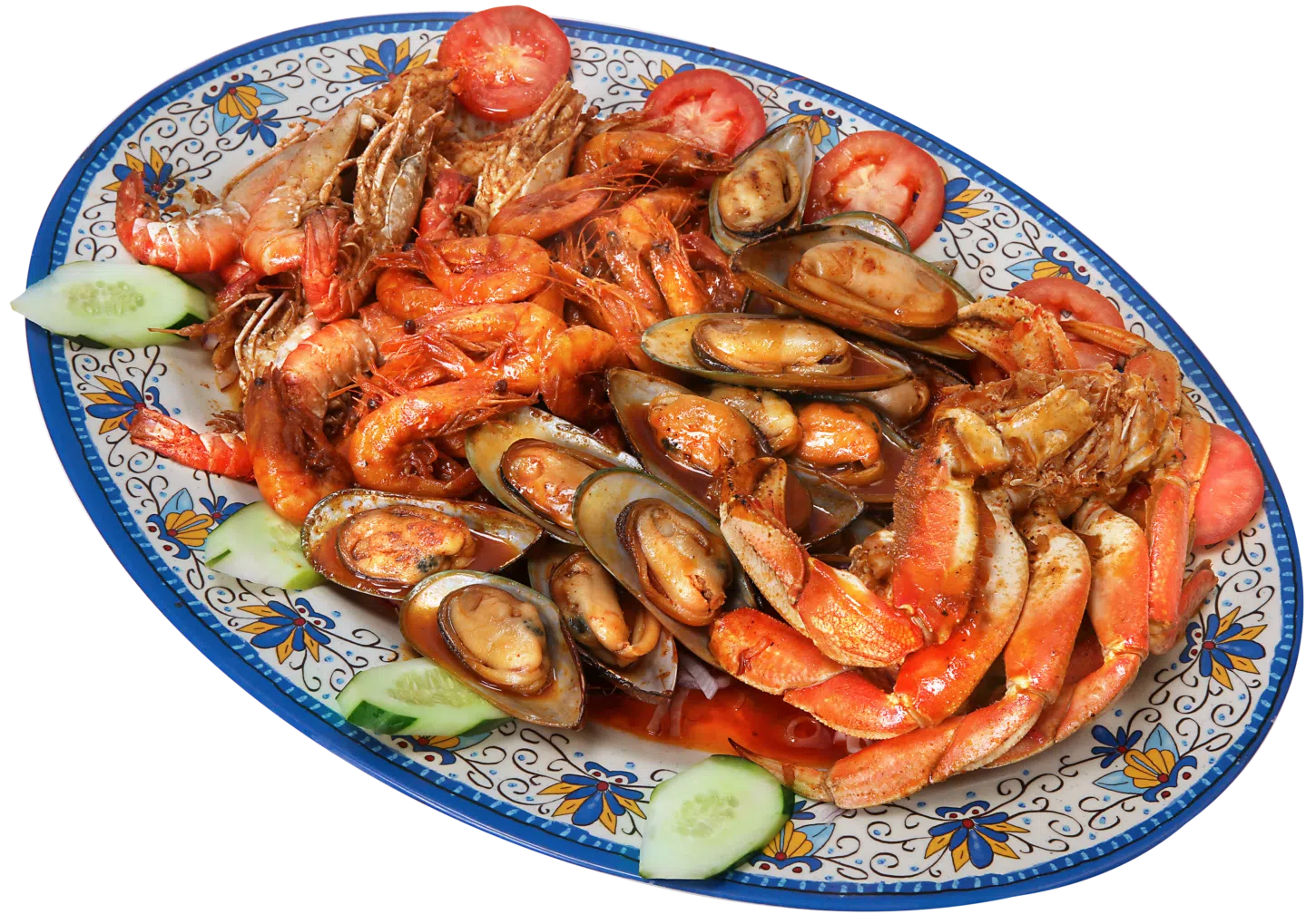 Seafood party platter